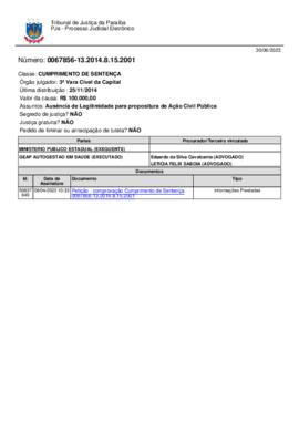 Petição - comprovação Cumprimento de Sentença 0067856-13.2014.8.15.2001 .pdf